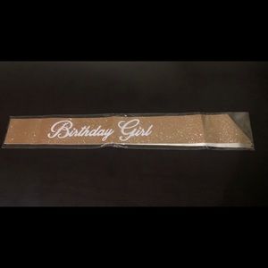 Glitter Birthday Sash